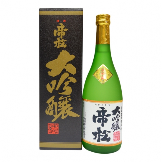 Made with Hyogo-produced Yamada Nishiki 38% Polished Rice Daiginjo “Mikadomatsu” 720ml