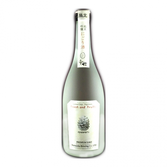 Mikadomatsu Natural Sparkling Premium Junmai Nigori Sake 720ml